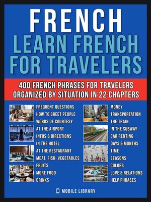 cover image of French--Learn French for Travelers